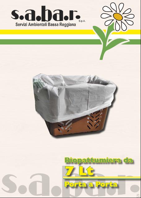 Biopattumiera Organico 7 Lt