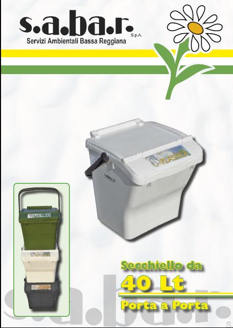 Secchiello Plastica 40 Lt